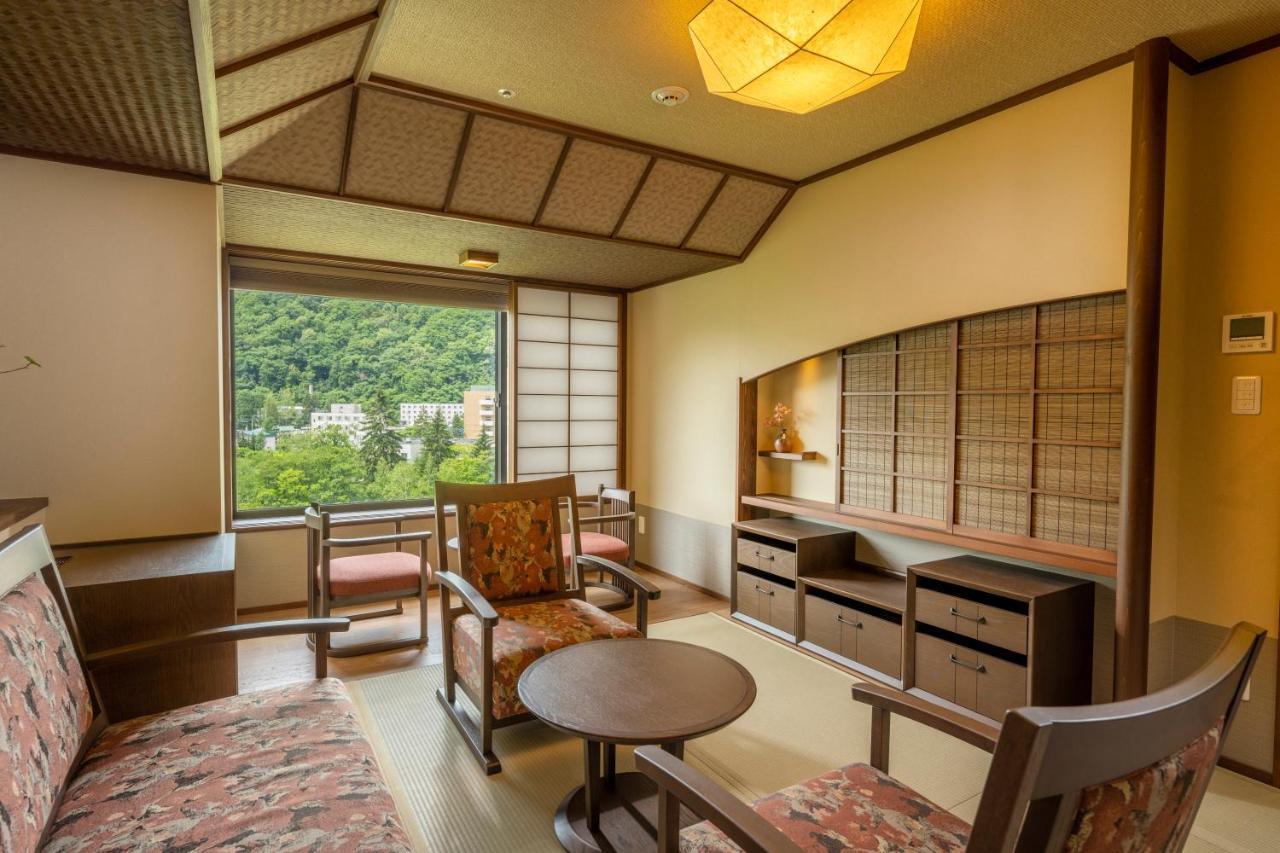 فندق Jozankei Onsen Yurakusoan سابورو المظهر الخارجي الصورة
