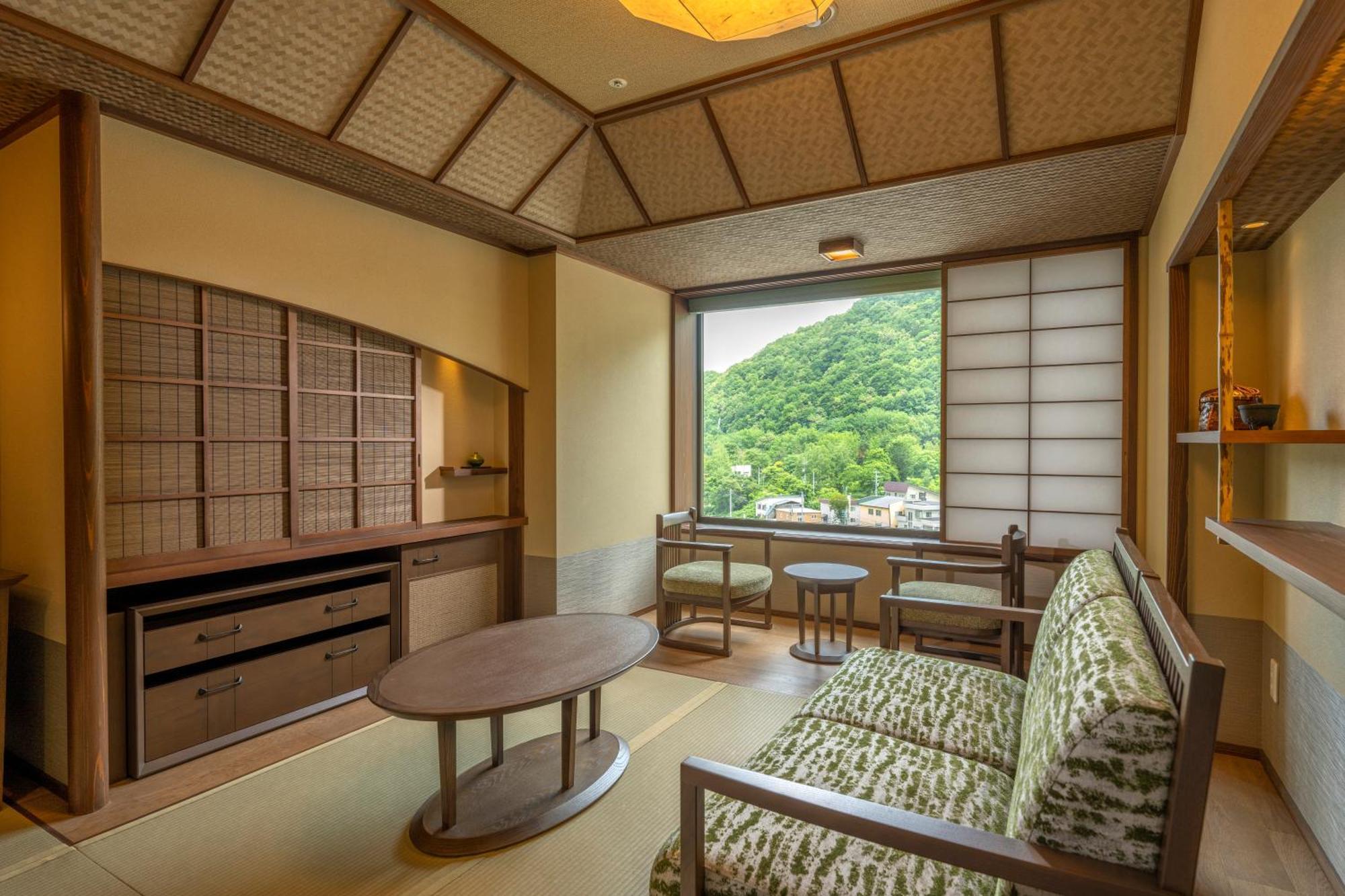 فندق Jozankei Onsen Yurakusoan سابورو المظهر الخارجي الصورة